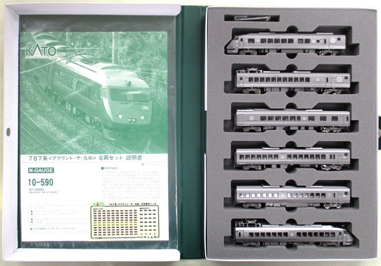 公式]鉄道模型(10-590787系「アラウンド・ザ・九州」6両セット)商品