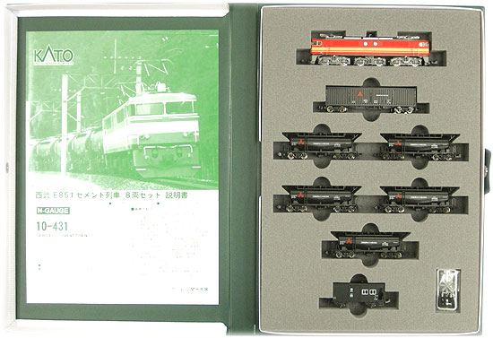 公式]鉄道模型(10-431西武 E851 セメント列車 8両セット)商品詳細