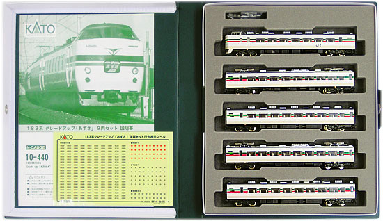 公式]鉄道模型(10-440183系 グレードアップ「あずさ」 9両セット)商品 ...