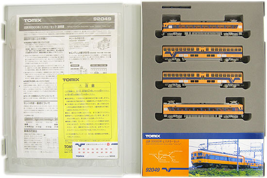 公式]鉄道模型(92049近鉄 30000系 ビスタカー 4両セット)商品詳細