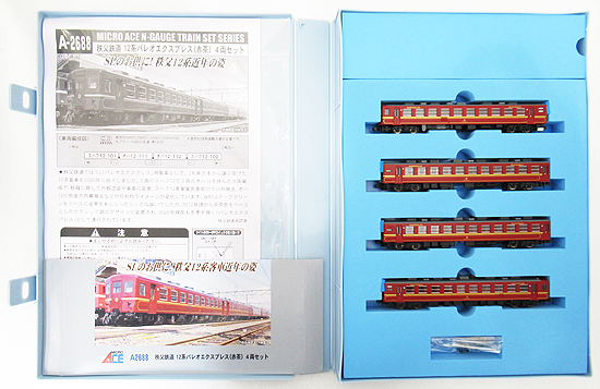 公式]鉄道模型(A2688秩父鉄道 12系 パレオエクスプレス (赤茶) 4両