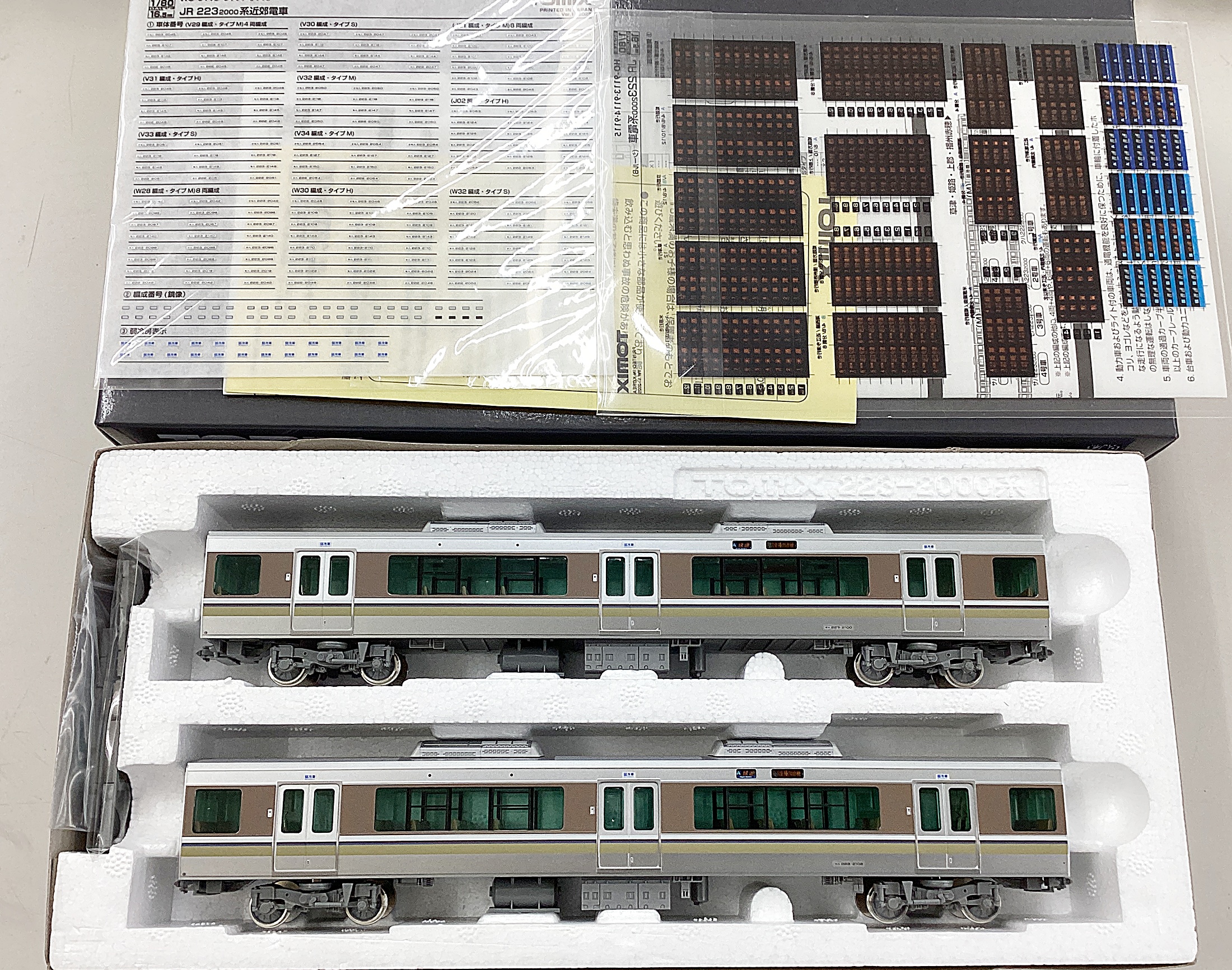 公式]鉄道模型(HO-9113+HO-9114JR 223-2000系近郊電車 基本+増結A 6両