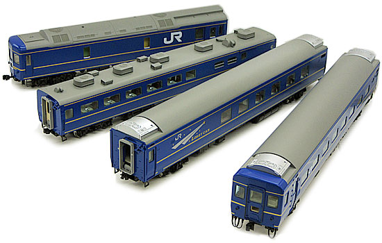 公式]鉄道模型(HO-9010JR 24系25形 特急寝台客車 (北斗星・JR東日本 ...