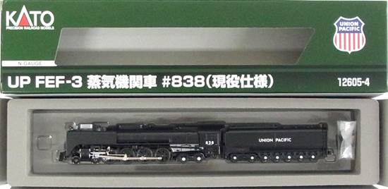 公式]鉄道模型(12605-4UP FEF-3 蒸気機関車 #838 (現役仕様))商品詳細