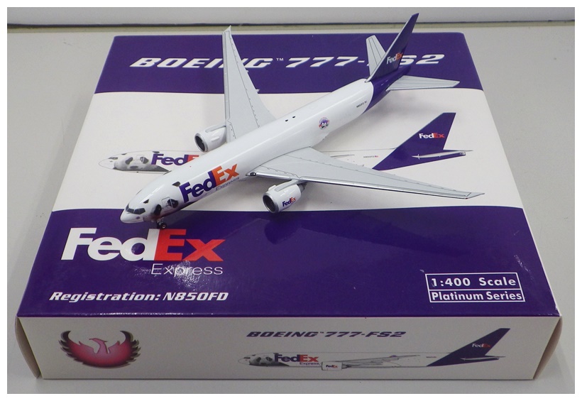 海外輸入 1 500 SKY500 FedEx フェデックス B777F 航空 模型 