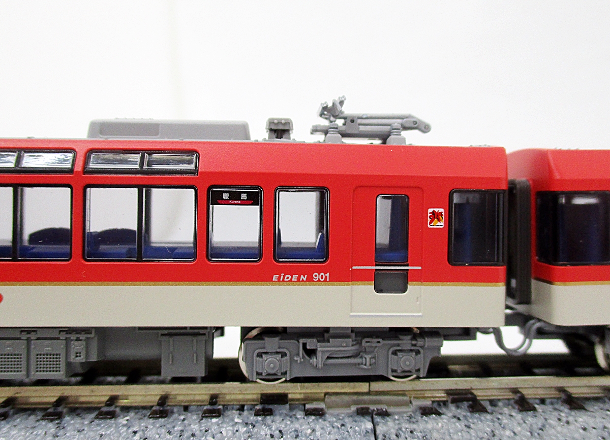 公式]鉄道模型(10-1471叡山電鉄 900系 ＜きらら＞ (メープルレッド