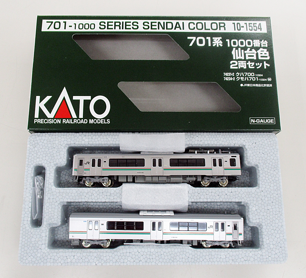 公式]鉄道模型(10-1554701系1000番台 仙台色 2両セット)商品詳細｜KATO