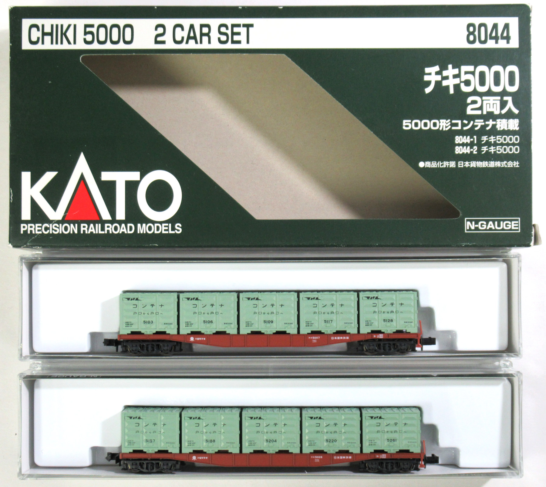 公式]鉄道模型(8044チキ5000 2両セット)商品詳細｜KATO(カトー