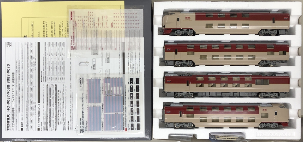 公式]鉄道模型(HO-9087+HO-9089JR 285系特急寝台電車（サンライズ
