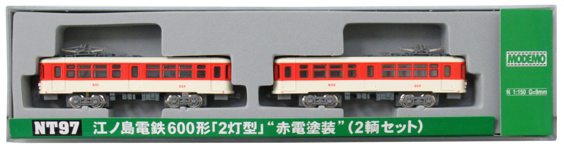 公式]鉄道模型(NT97江ノ島電鉄600形「2灯型」“赤電塗装” 2両セット