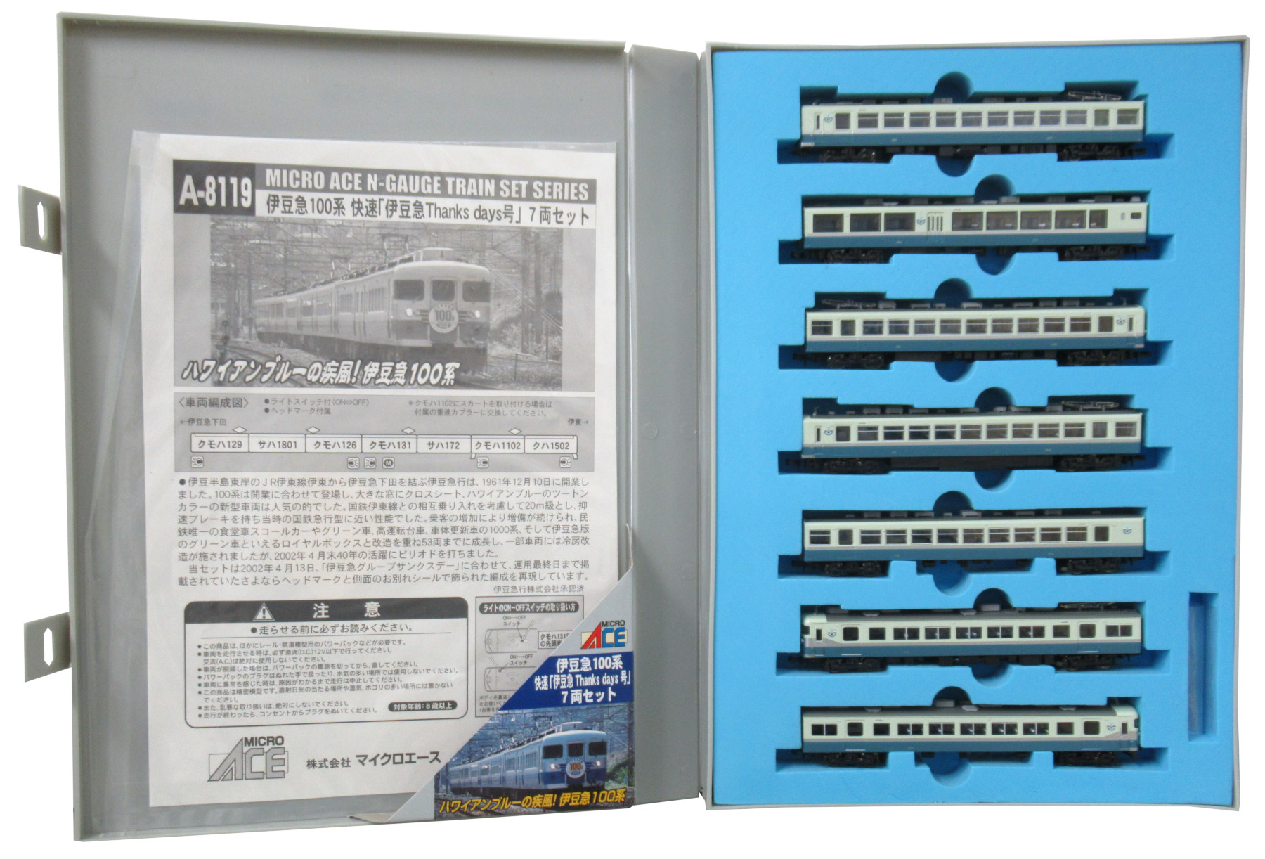 公式]鉄道模型(A8119伊豆急 100系 快速「伊豆急 Thanks day号」 7両