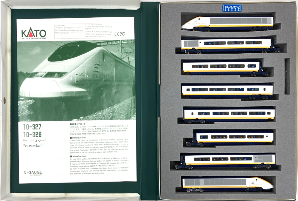 公式]鉄道模型(10-327eurostar(ユーロスター) 8両基本セット)商品詳細 
