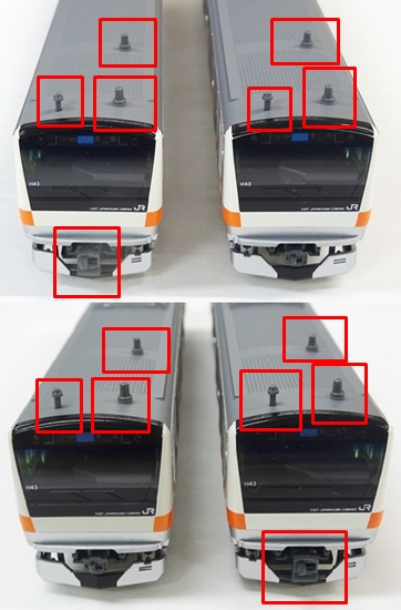 公式]鉄道模型(10-1621+10-1622E233系中央線（H編成・トイレ設置車 