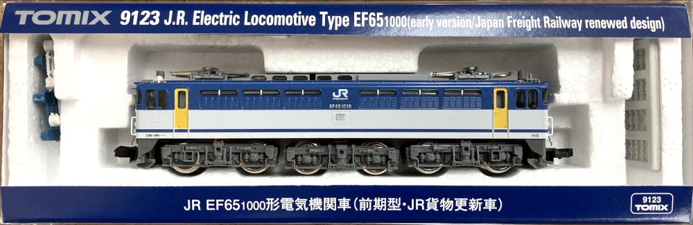 公式]鉄道模型(9123JR EF65-1000形 電気機関車 (前期型・JR貨物更新車))商品詳細｜TOMIX(トミックス)｜ホビーランドぽち