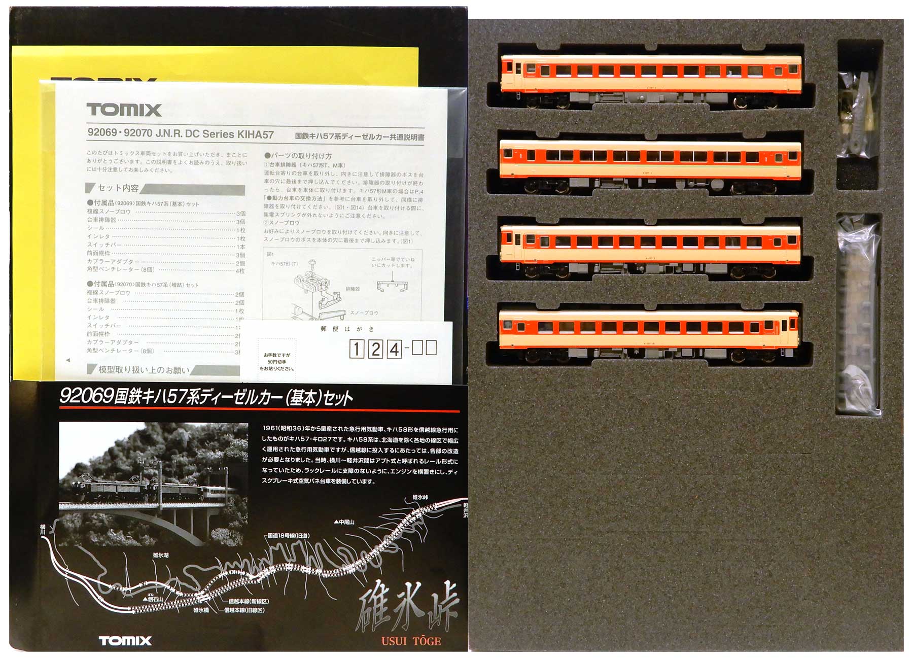 新品】国鉄キハ57系ディーゼルカー 基本セット