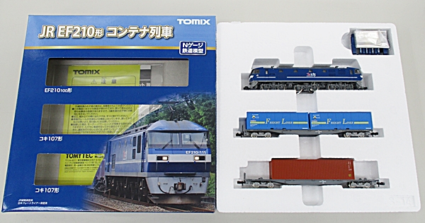 公式]鉄道模型(98394JR EF210形 コンテナ列車 3両セット)商品詳細｜TOMIX(トミックス)｜ホビーランドぽち