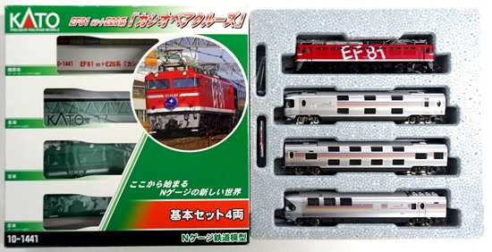 KATO 10-399 E26系カシオペア基本セット＋EF81 KATO 10-399 E26系