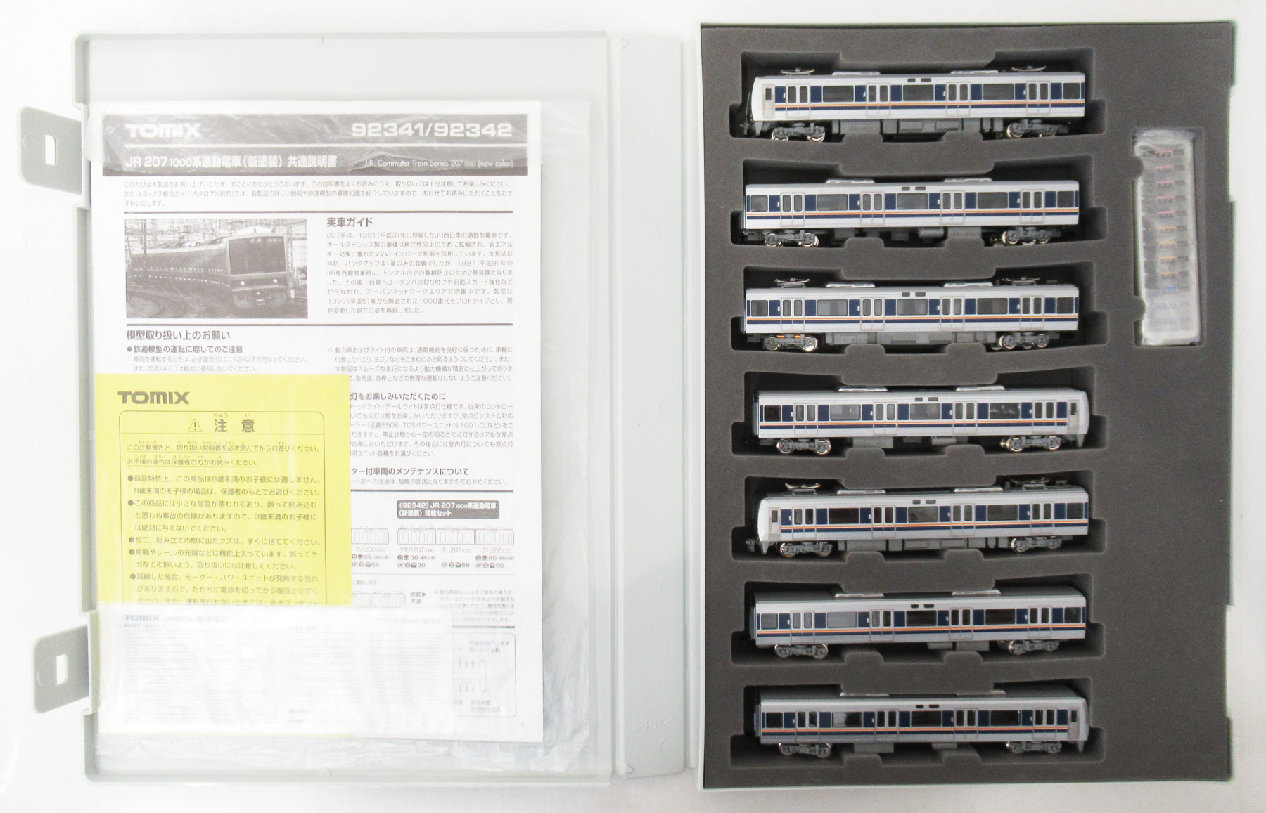 公式]鉄道模型(92341+92342JR 207-1000系通勤電車(新塗装) 基本+増結 7