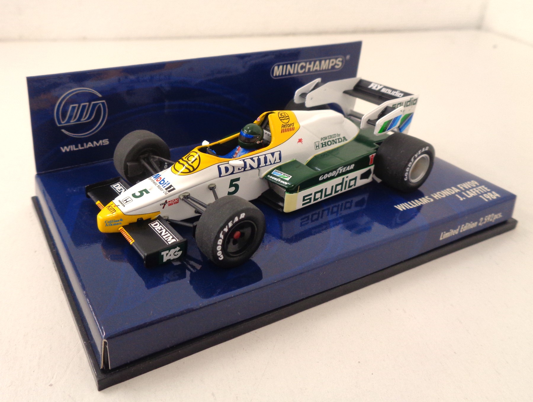 ミニカー 1/43 ウイリアムズ ホンダ FW11B マンセル 1987 WILLIAMS HONDA