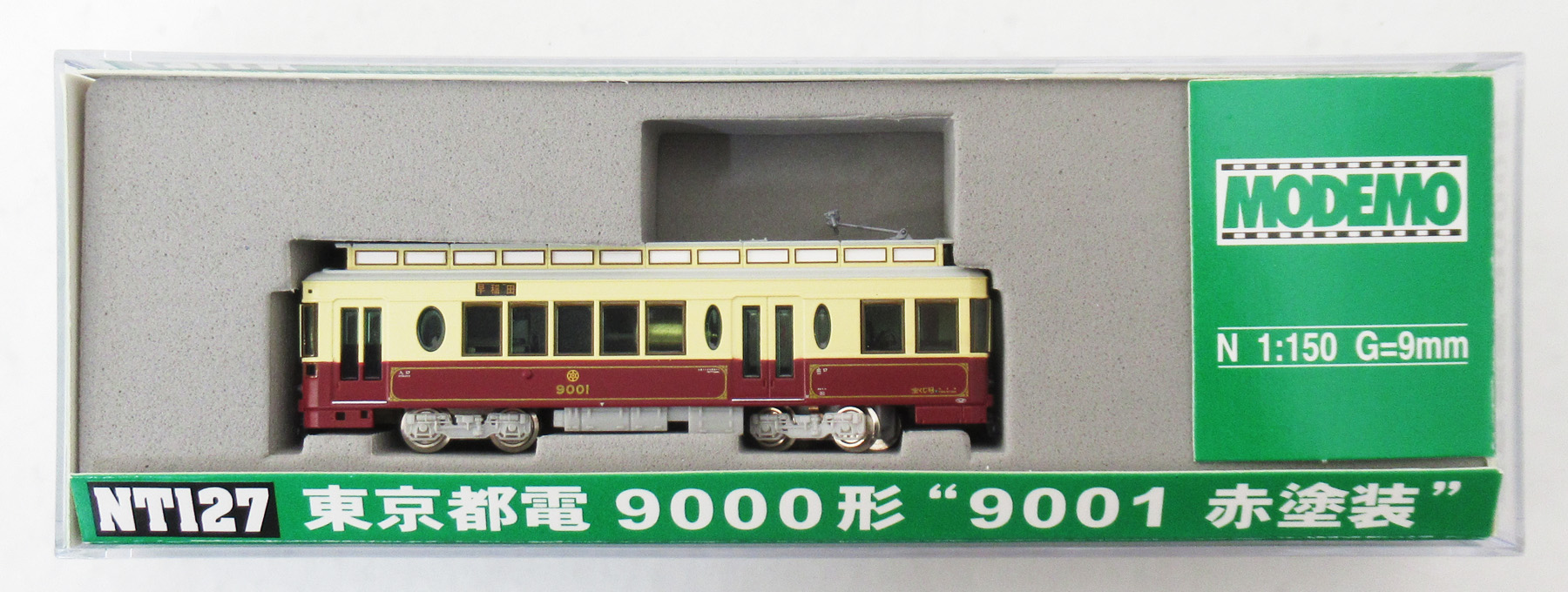 公式]鉄道模型(NT127東京都電 9000形 “9001 赤塗装” (M車))商品詳細