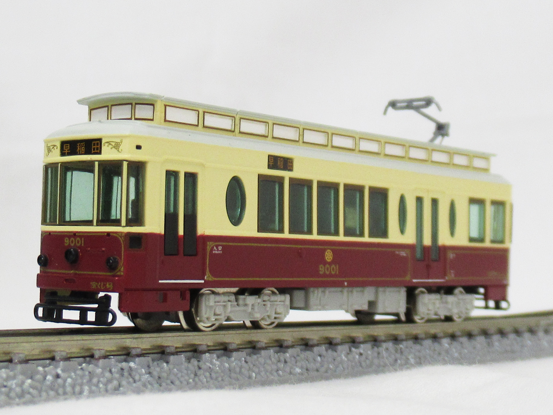 モデモ　NT127 東京都電9000形9001赤塗装　M車　都電荒川線 公式]鉄道模型(NT127東京都電 9000形 “9001 赤塗装” (M車))商品詳細