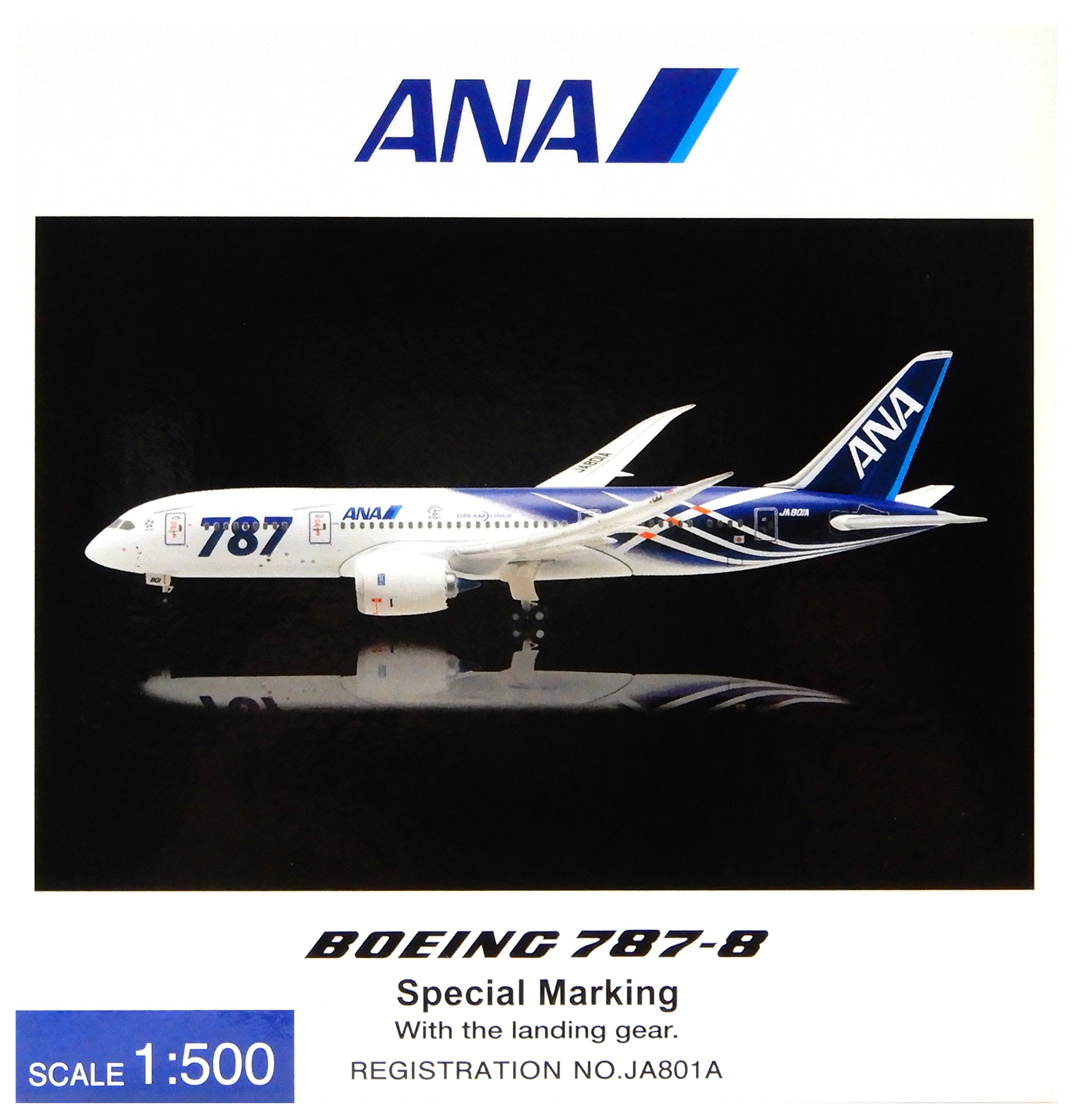 その他 ANA BOEING787-8 special Marking JA801A 公式]TOY(ANA B787-8 Special Marking JA801A ランディングギア付)商品