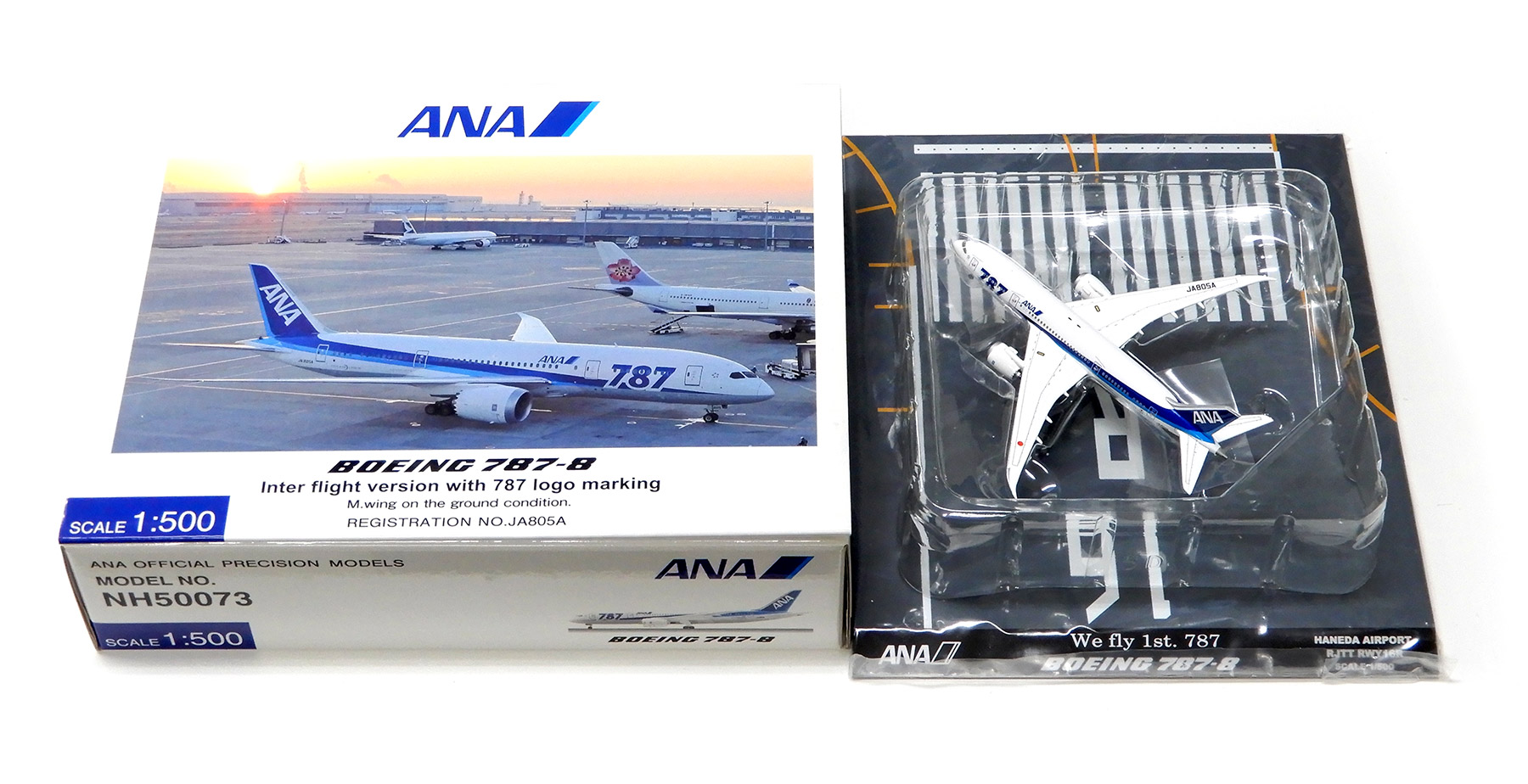 ANA 全日空 B787-8 NH50073 国際線仕様 1/500 ANA 全日空 BOEING 787-B
