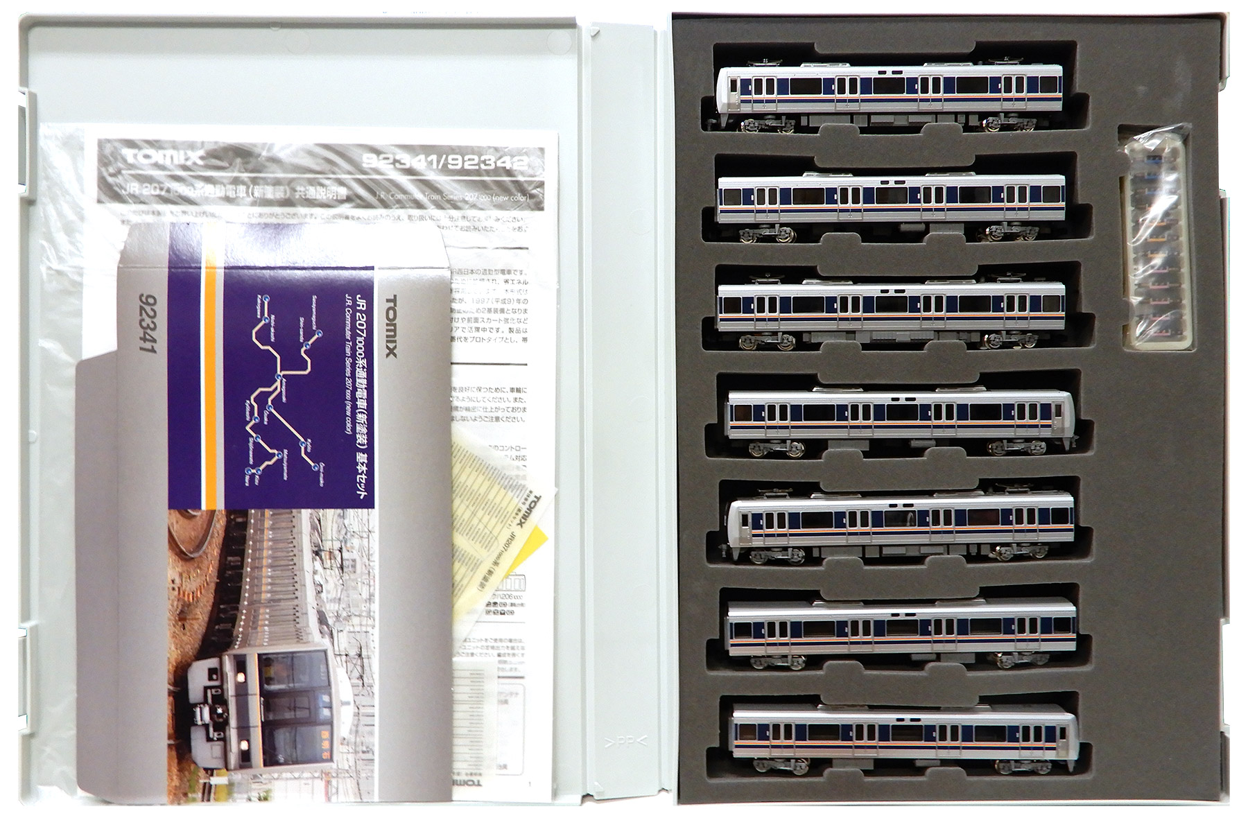 公式]鉄道模型(92341+92342JR 207-1000系通勤電車(新塗装) 基本+