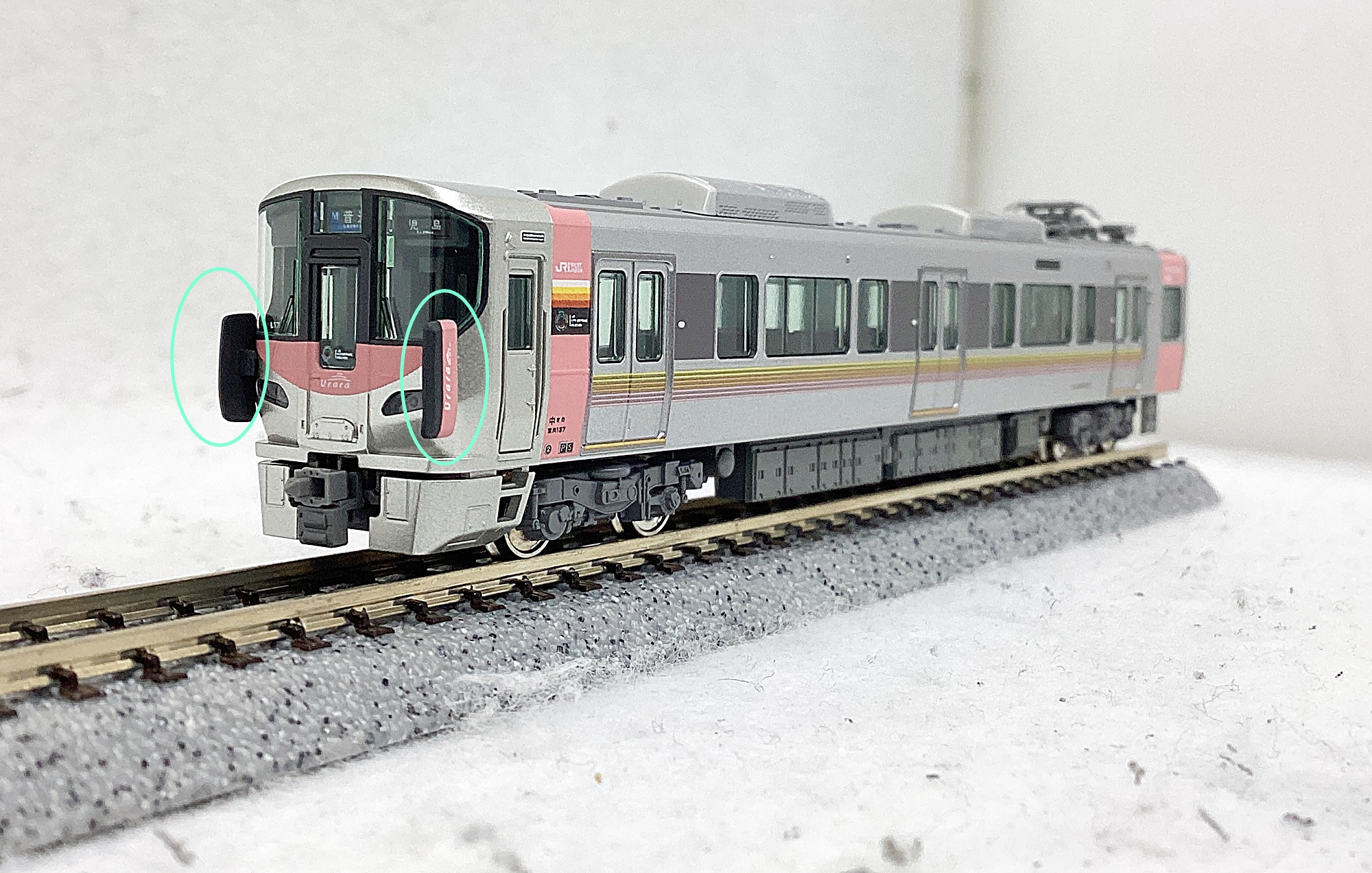 公式]鉄道模型(10-1907227系500番台(Urara) 3両セット)商品詳細