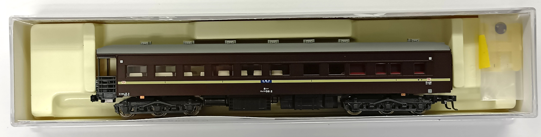 KATO京都駅店　東シナ　マイテ 58-2（茶） 公式]鉄道模型(5131-AKATO京都駅店限定品 マイテ 58-2 茶 (東シナ