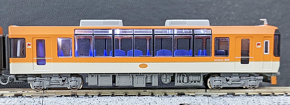 公式]鉄道模型(10-1472叡山電鉄 900系 (きらら) (メープルオレンジ