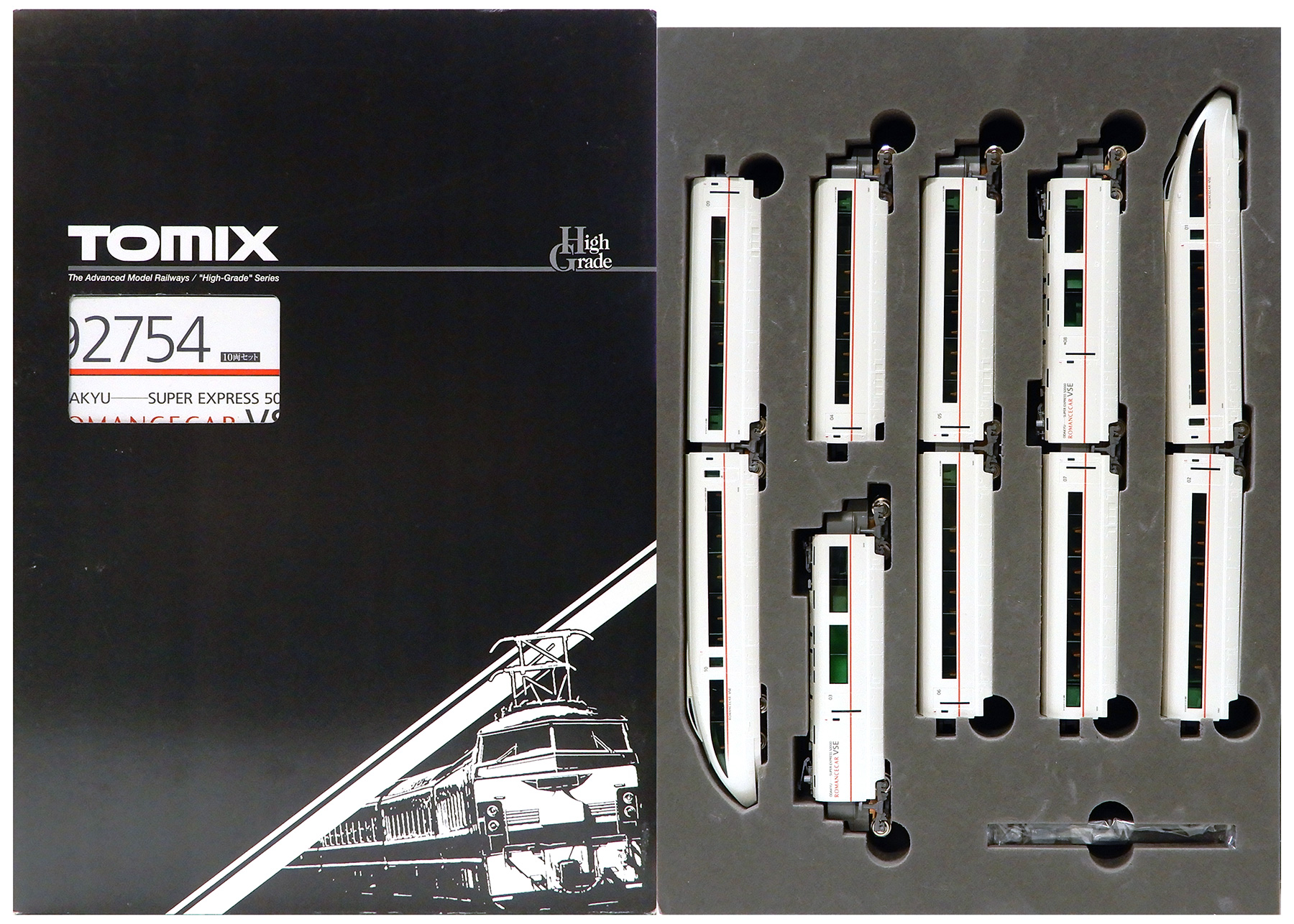 公式]鉄道模型(92754小田急ロマンスカー50000形VSE 10両セット)商品