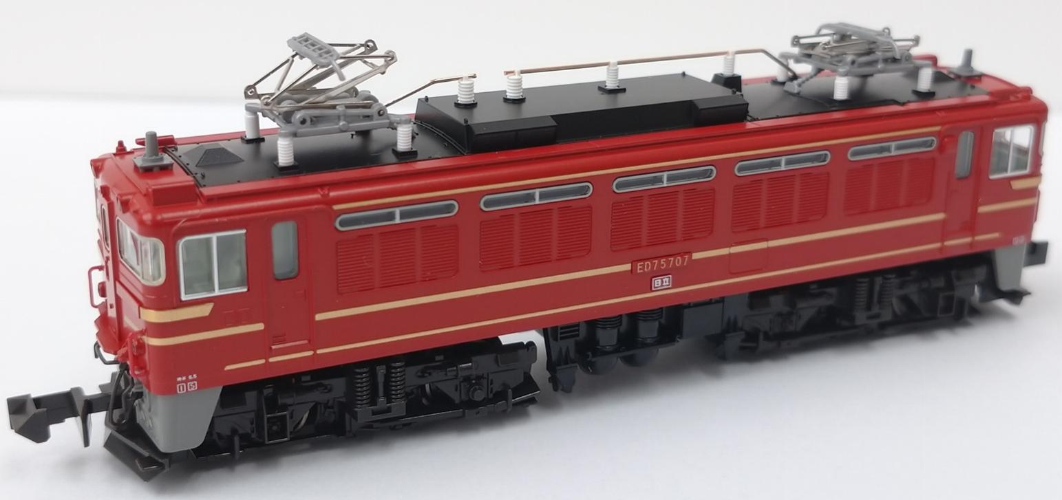 公式]鉄道模型(3075-6ED75-700前期形 オリエントサルーン色)商品詳細