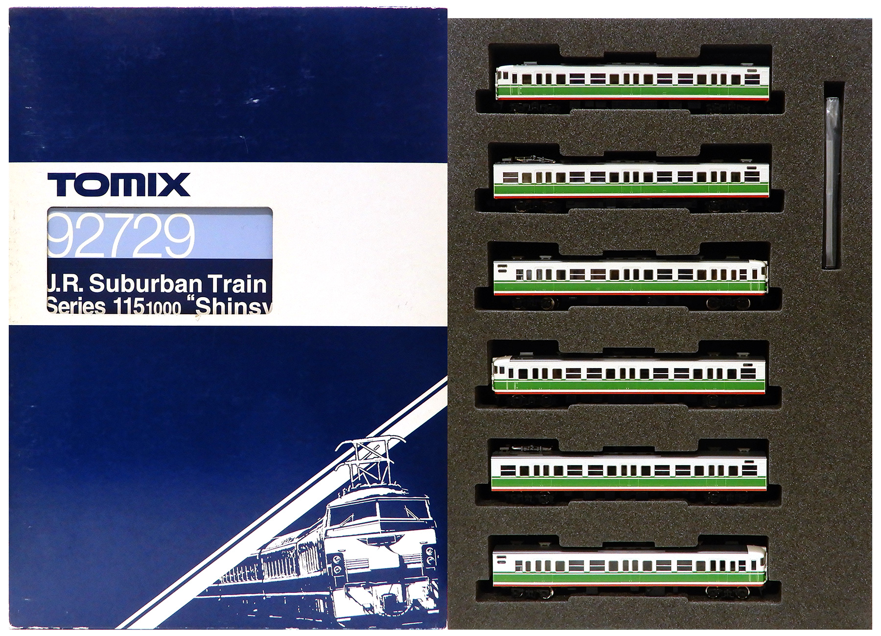 公式]鉄道模型(92729JR 115-1000系近郊電車 (信州色) 6両セット)商品