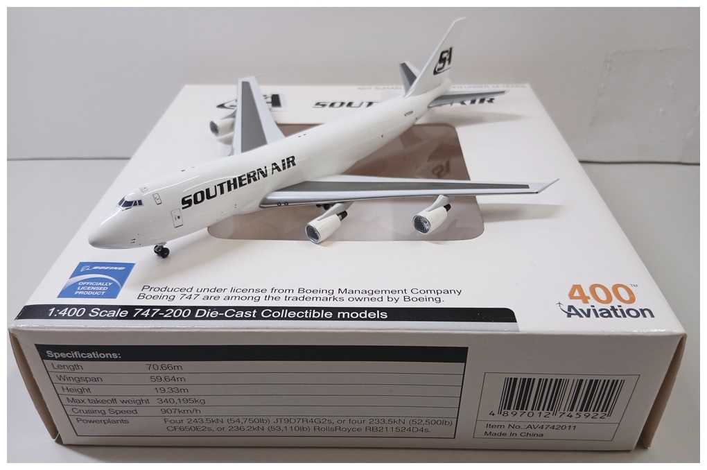 エアライン 模型 ブラニフ ボーイング B747 1/200 インフライト 【公式