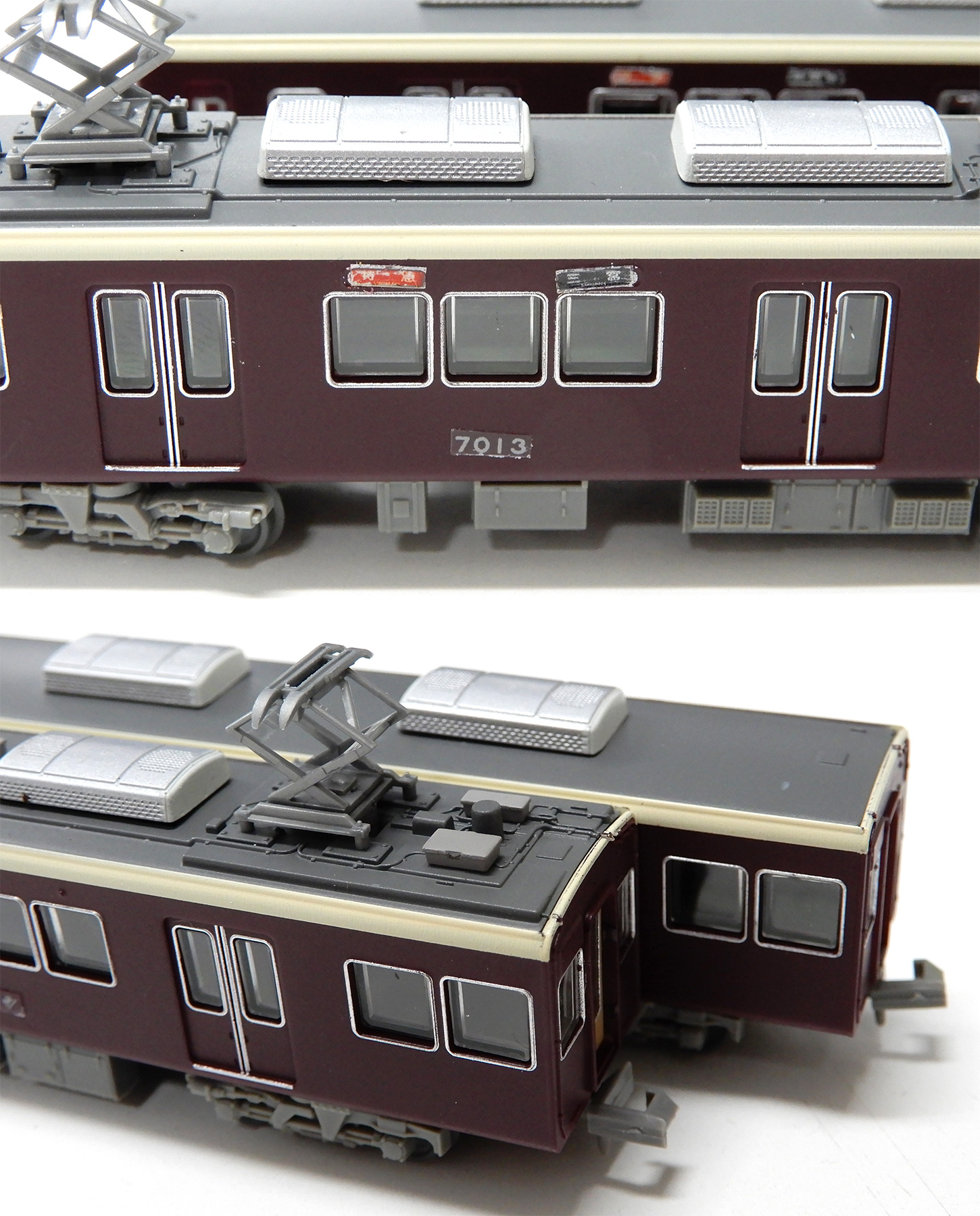 トミーテック鉄道コレクション 阪急電鉄7000系 リニューアル車 Nゲージ TEC 鉄道コレクション 阪急電鉄7000系アルミ量産車(リニューアル) 2両