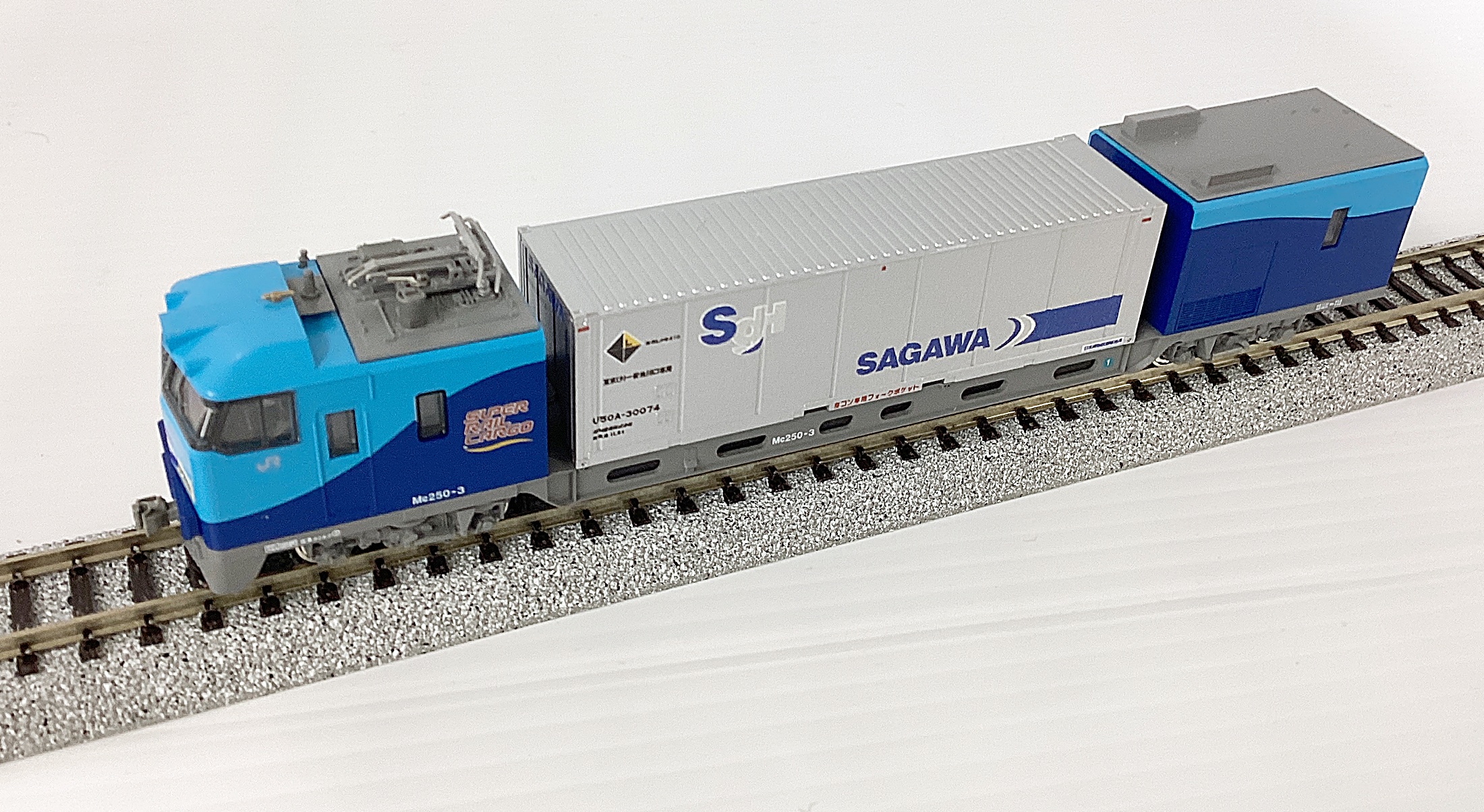 公式]鉄道模型(10-1721M250系 スーパーレールカーゴ (U50Aコンテナ積載