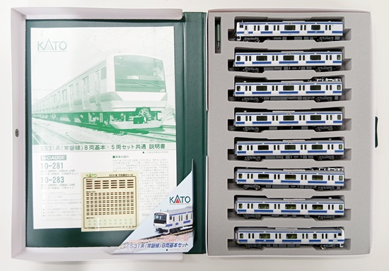 公式]鉄道模型(10-281E531系 常磐線 8両基本セット)商品詳細｜KATO