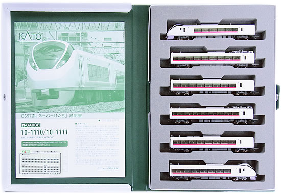 公式]鉄道模型(10-1110E657系「スーパーひたち」6両基本セット)商品