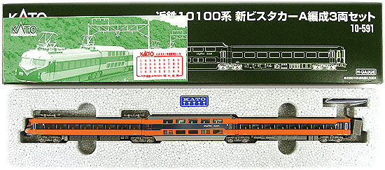 公式]鉄道模型(10-591近鉄 10100系 新ビスタカー A編成 3両セット)商品