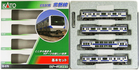 公式]鉄道模型(10-570E531系 常磐線 4両基本セット)商品詳細｜KATO