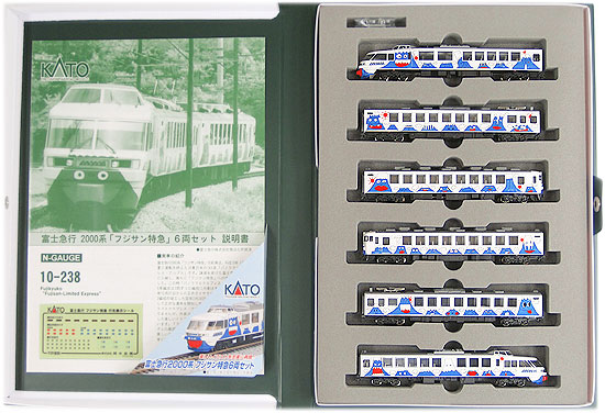 公式]鉄道模型(10-238富士急行2000系「フジサン特急」6両セット)商品 ...