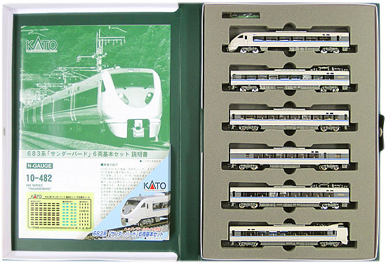公式]鉄道模型(10-482683系「サンダーバード」6両基本セット