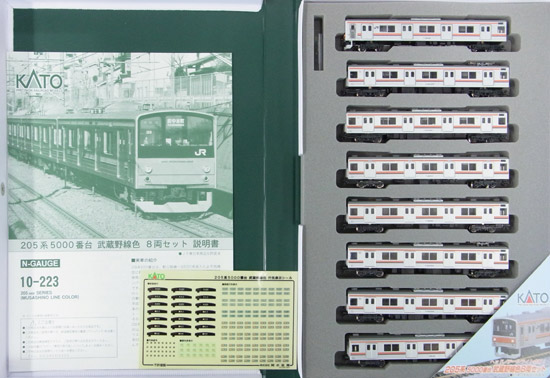 公式]鉄道模型(10-223205系5000番台 武蔵野線色 8両セット)商品詳細 