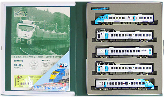 公式]鉄道模型(10-485883系「ソニック883」イエロー 5両セット)商品