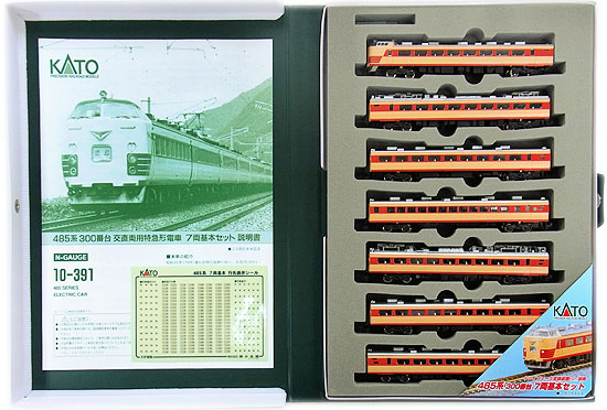 公式]鉄道模型(10-391485系300番台 7両基本セット)商品詳細｜KATO 