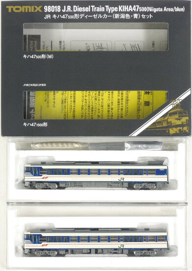 公式]鉄道模型(98018JR キハ47-500形 ディーゼルカー (新潟色・青) 2両 