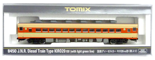 公式]鉄道模型(8450国鉄ディーゼルカー キロ26-100形 (帯入り))商品 
