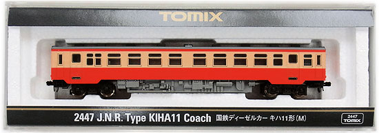 (再販)2447 国鉄ディーゼルカー キハ11形(M)(動力付き) Nゲージ 鉄道模型 TOMIX(トミックス)