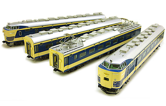 公式]鉄道模型(HO-018国鉄 583系特急電車 (クハネ581) 4両基本セット 
